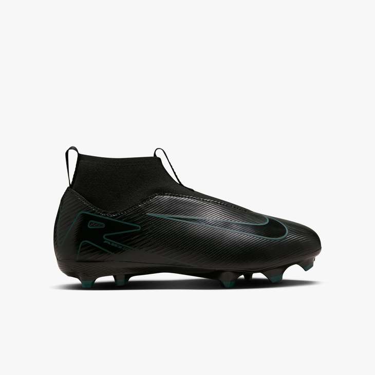 Nike Junior Mercurial Superfly 10 Academy FG - Black/Deep Jungle Youth Footwear - Third Coast Soccer