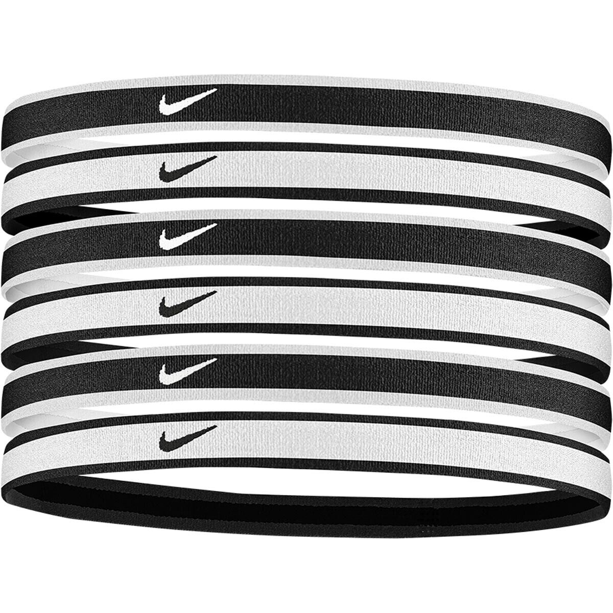Nike Swoosh Sport Headbands 6 pack - White/Black Player Accessories - Third Coast Soccer