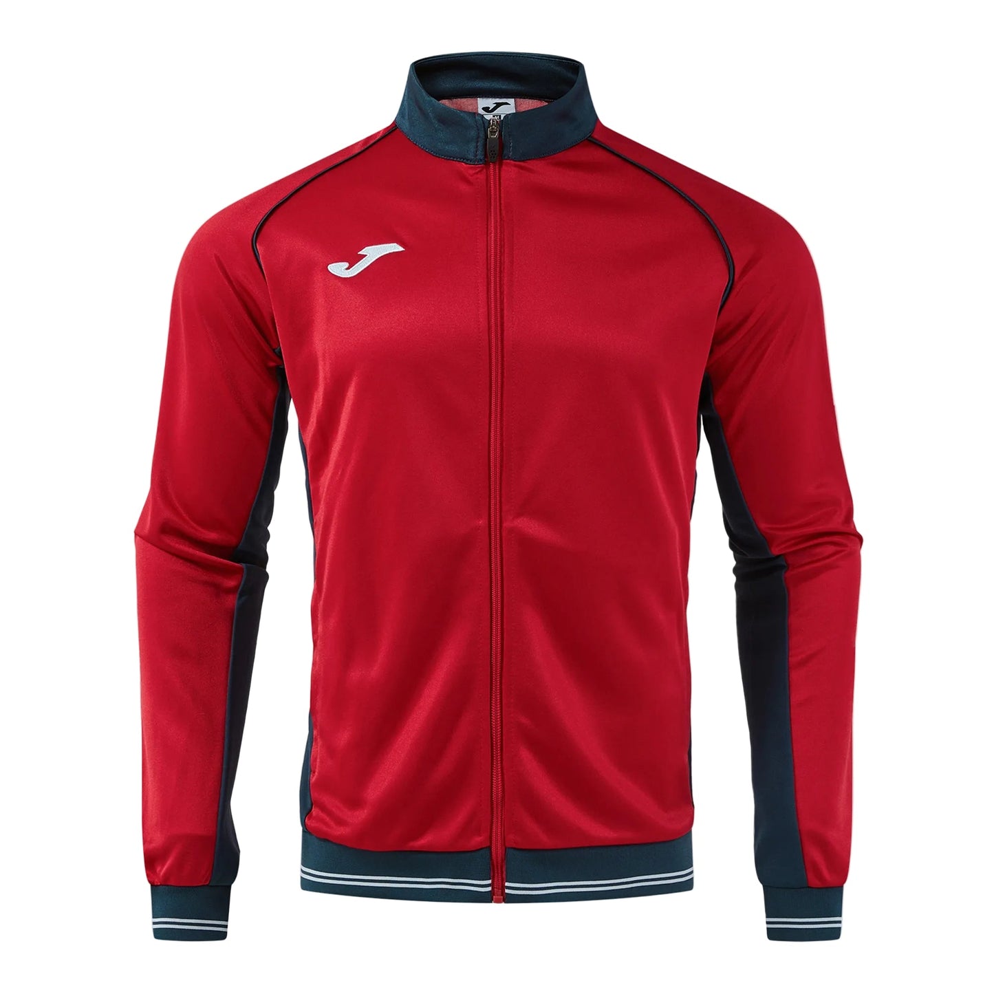 Joma Vintage ECO Retro FZ Sweatshirt - Red/Navy Training Wear - Third Coast Soccer