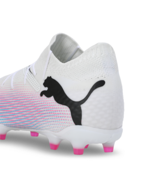 PUMA Future 7 Pro FG/AG - White/Black/Poison Pink Mens Footwear - Third Coast Soccer