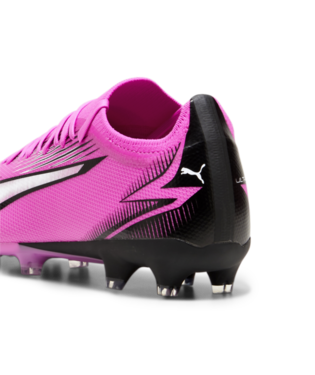PUMA Ultra Match FG/AG - Poison Pink/White/Black Mens Footwear - Third Coast Soccer