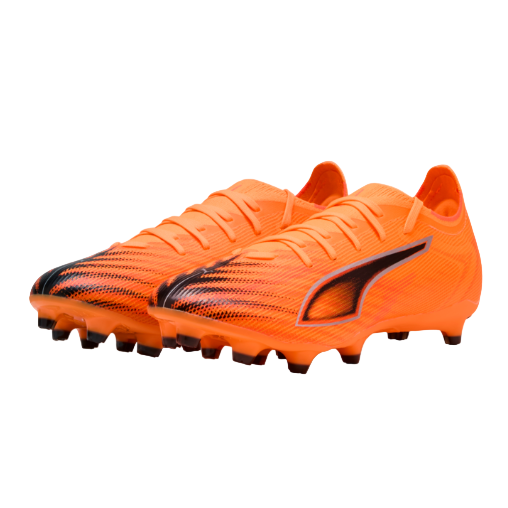 Puma Ultra 6 Match FG/MG - Fire/Black/Red Men's Footwear - Third Coast Soccer