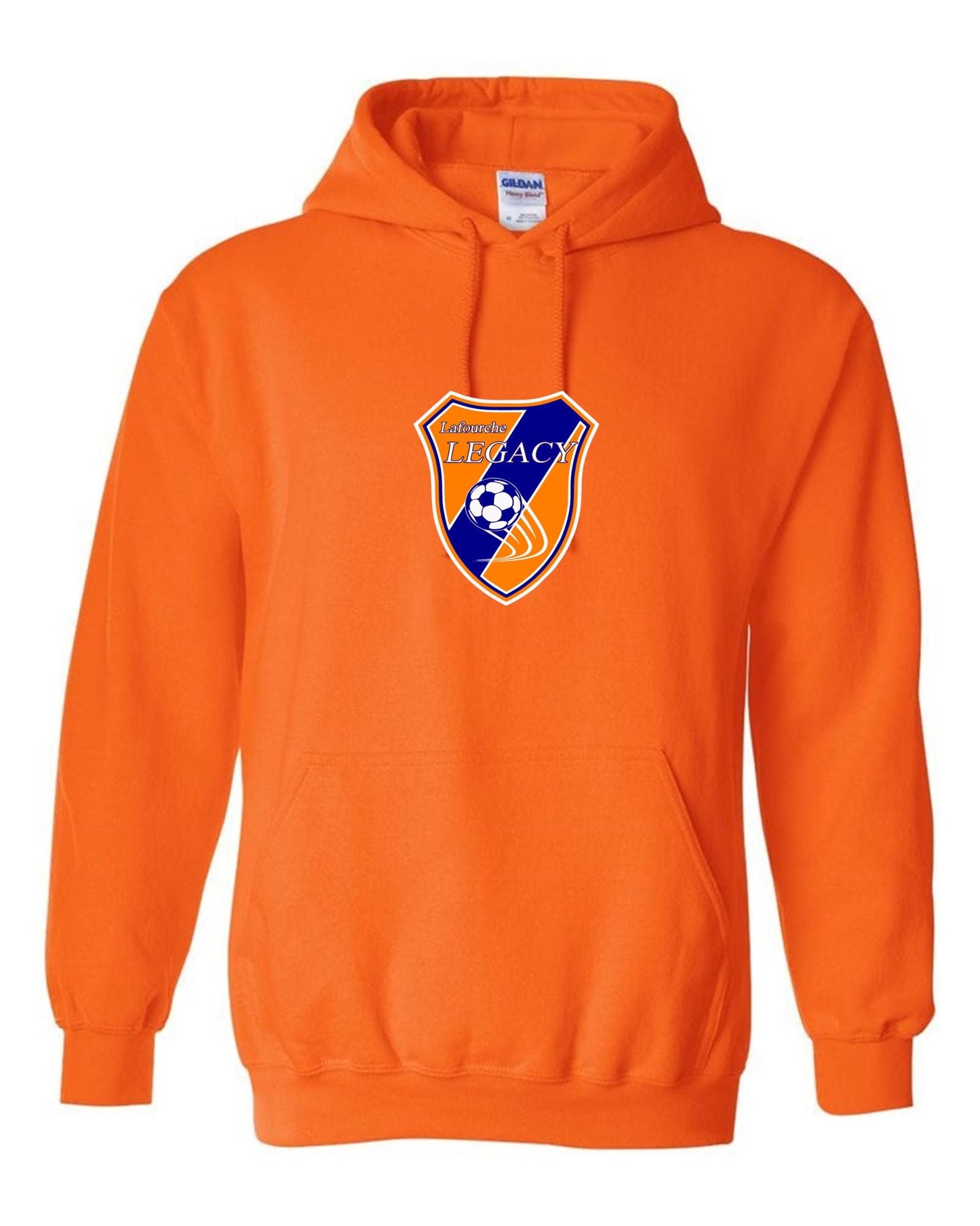 Lafourche Legacy Hoody - Navy or Orange LeFourche Legacy Spiritwear Mens Large Orange - Third Coast Soccer