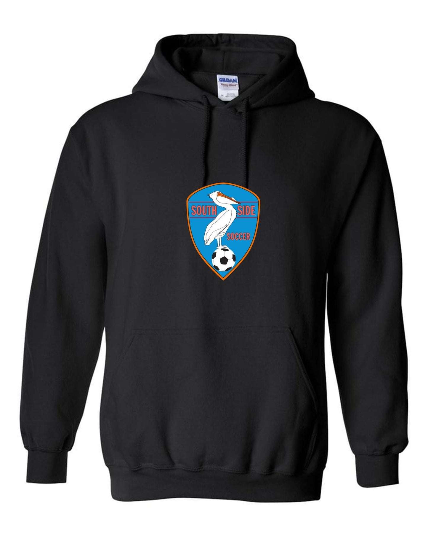 Southside Hooded Sweatshirt - Black, Grey or Orange SYS Spiritwear Black Mens Large - Third Coast Soccer
