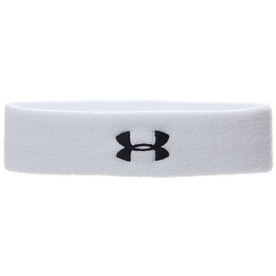 Under Armour Performance Headband - White/Black Player Accessories - Third Coast Soccer