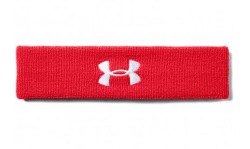 Under Armour Performance Headband - Red/White Player Accessories - Third Coast Soccer