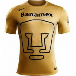 Nike Pumas Home Jersey 14/15 Club Replica Gold/Dark Obsidian Large - Third Coast Soccer