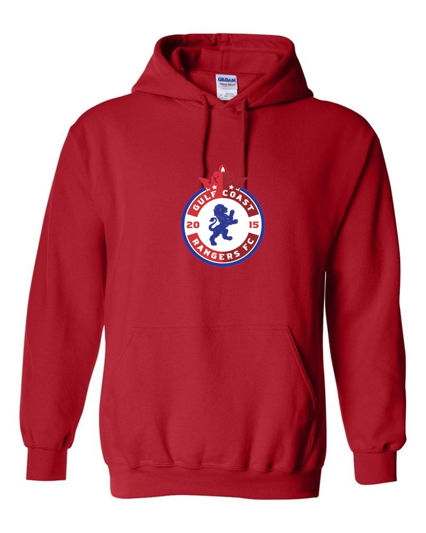 Rangers Hooded Sweatshirt - Royal or Red Gulf Coast Rangers - Third Coast Soccer