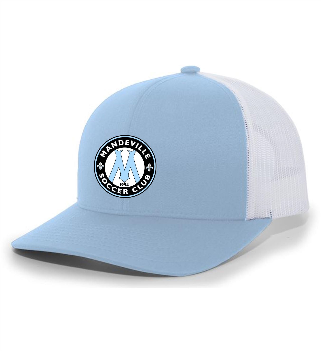 TCS MSC Trucker Hat MSC Spiritwear Black/Graphite Full Color Patch - Third Coast Soccer