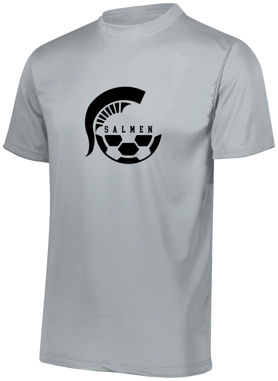 Augusta Salmen Men's SS Practice Jersey - Grey Salmen 23 Mens Small - Third Coast Soccer