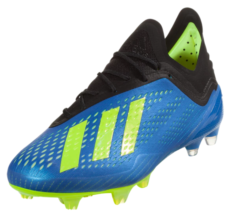 adidas X 18.1 Fg - Blue/Solar Yellow/Black Mens Footwear Emode/Emode/Emode Mens 6.5 - Third Coast Soccer