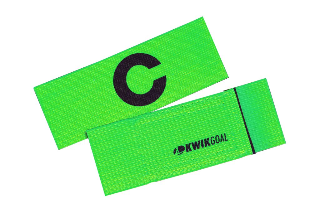 Kwik Goal Captain "C" Armband - Hi Vis Green Player Accessories - Third Coast Soccer