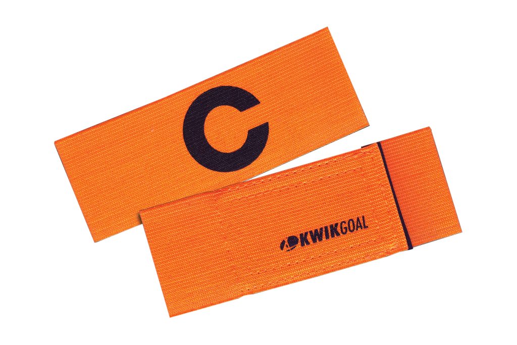 Kwik Goal Captain "C" Armband - Fluorescent Orange Player Accessories - Third Coast Soccer