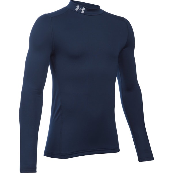 Under Armour Coldgear LS Mock Training Wear Navy Mens X-Large - Third Coast Soccer