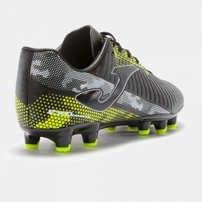 Joma Propulsion FG - Black/Lemon Fluor Mens Footwear - Third Coast Soccer