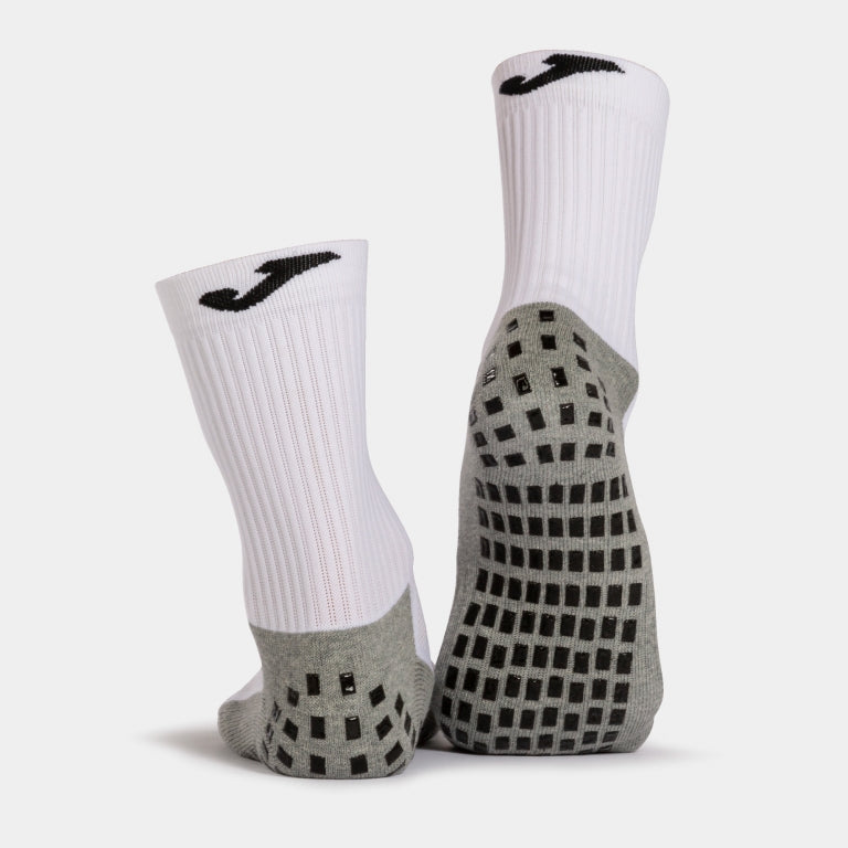 Joma Anti-Slip Grip Socks - White Socks - Third Coast Soccer