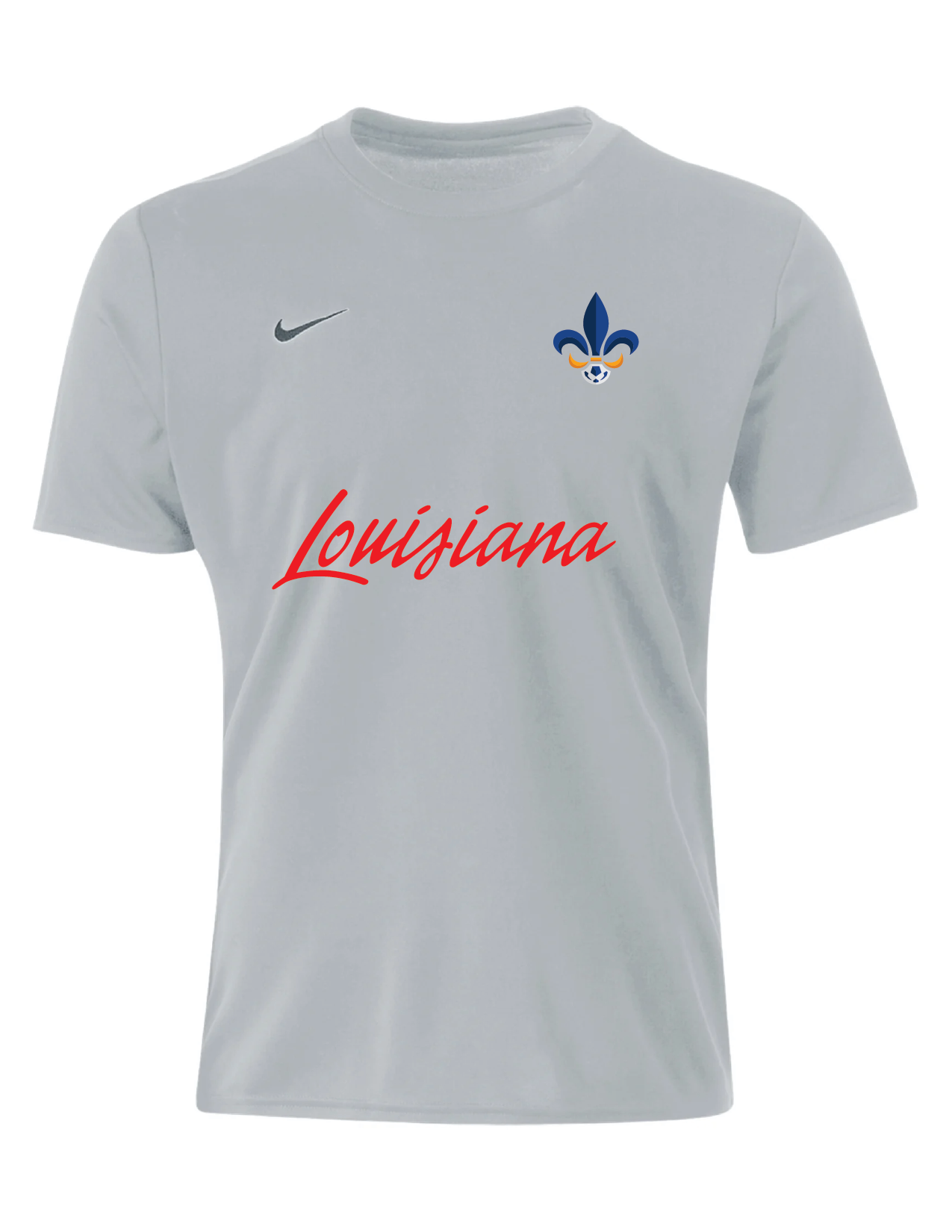 Nike Louisiana Select Men's Park VII Goalkeeper Jersey - Wolf Grey Louisiana ODP - Third Coast Soccer