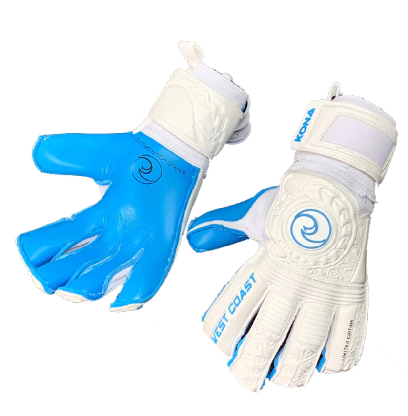 Wcg Kona Pure Cyan Goalkeeper Gloves Gloves Size 10 - Third Coast Soccer