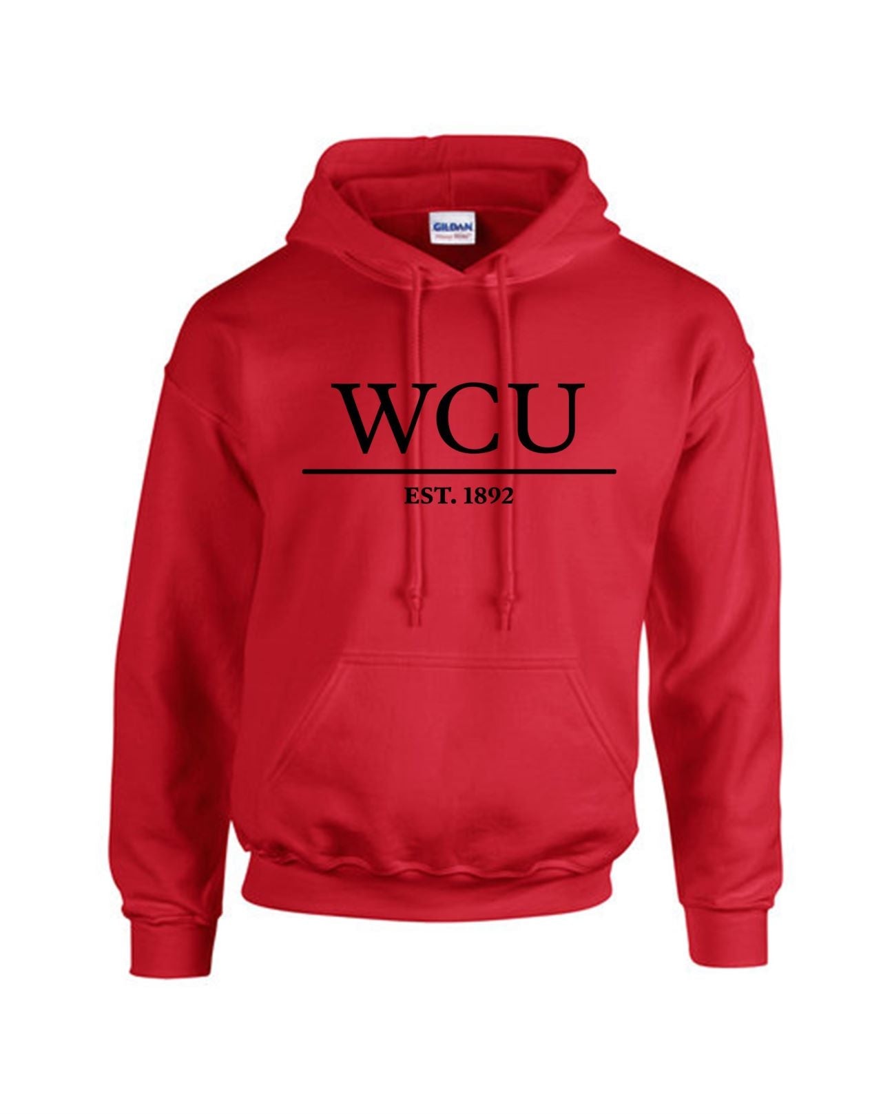 WCU Tradition Campus Men's Hoody WCU TC Red Mens Small - Third Coast Soccer