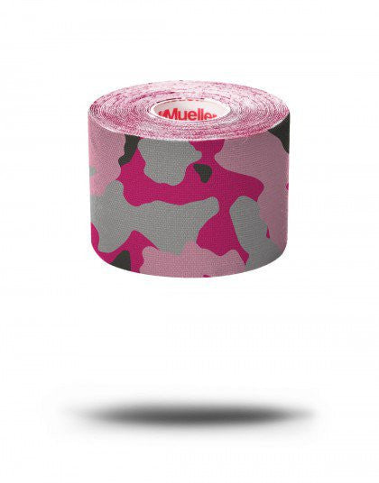 Mueller Pre-Cut Kinesiology Tape Pink Camo I-Strip Roll Medical Pink Camo - Third Coast Soccer