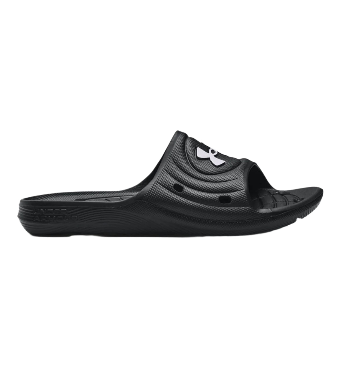 Under Armour Locker IV Slides - Black Mens Slides - Third Coast Soccer