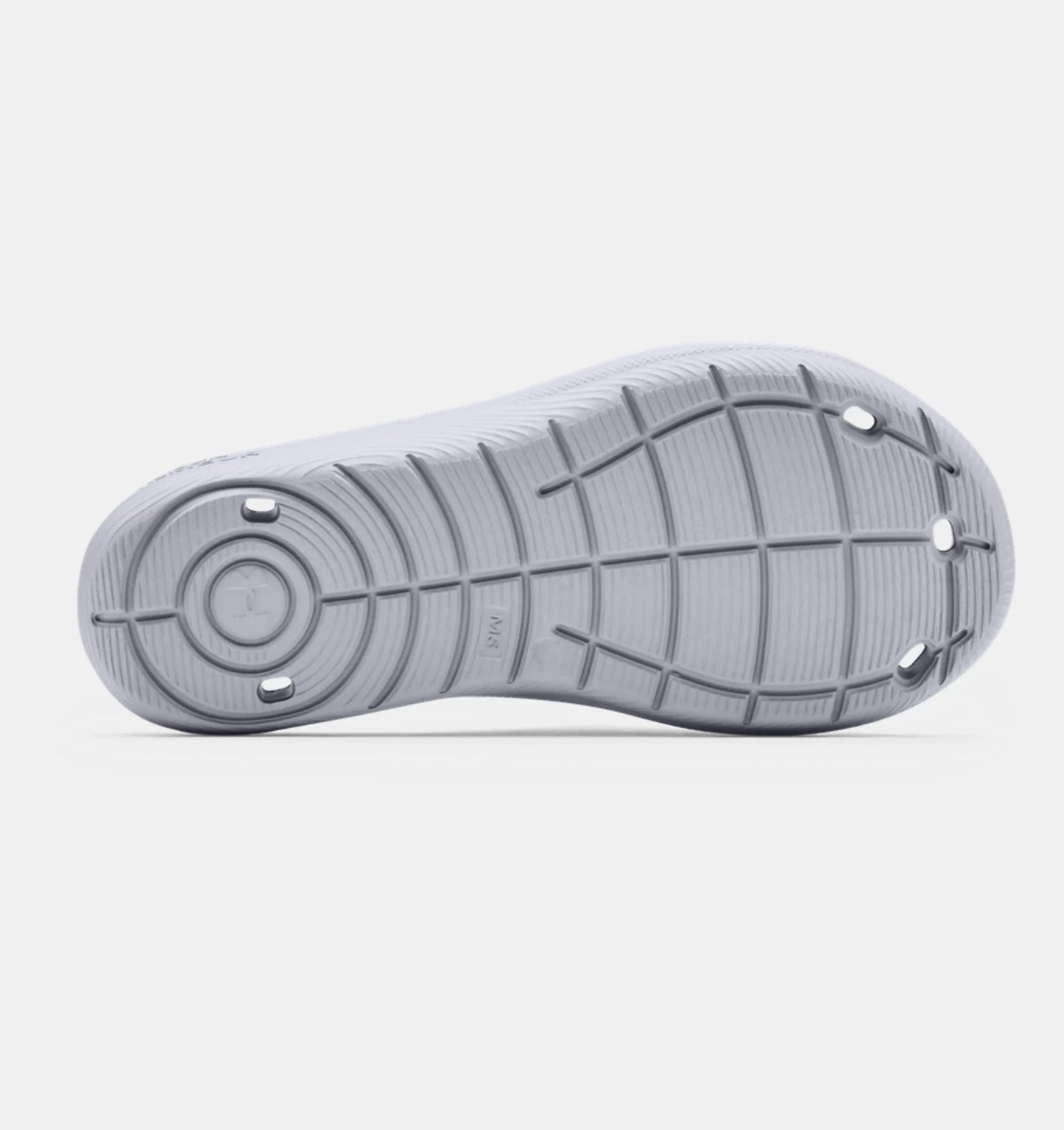 Under Armour Youth Locker IV Slides - White Youth Footwear - Third Coast Soccer
