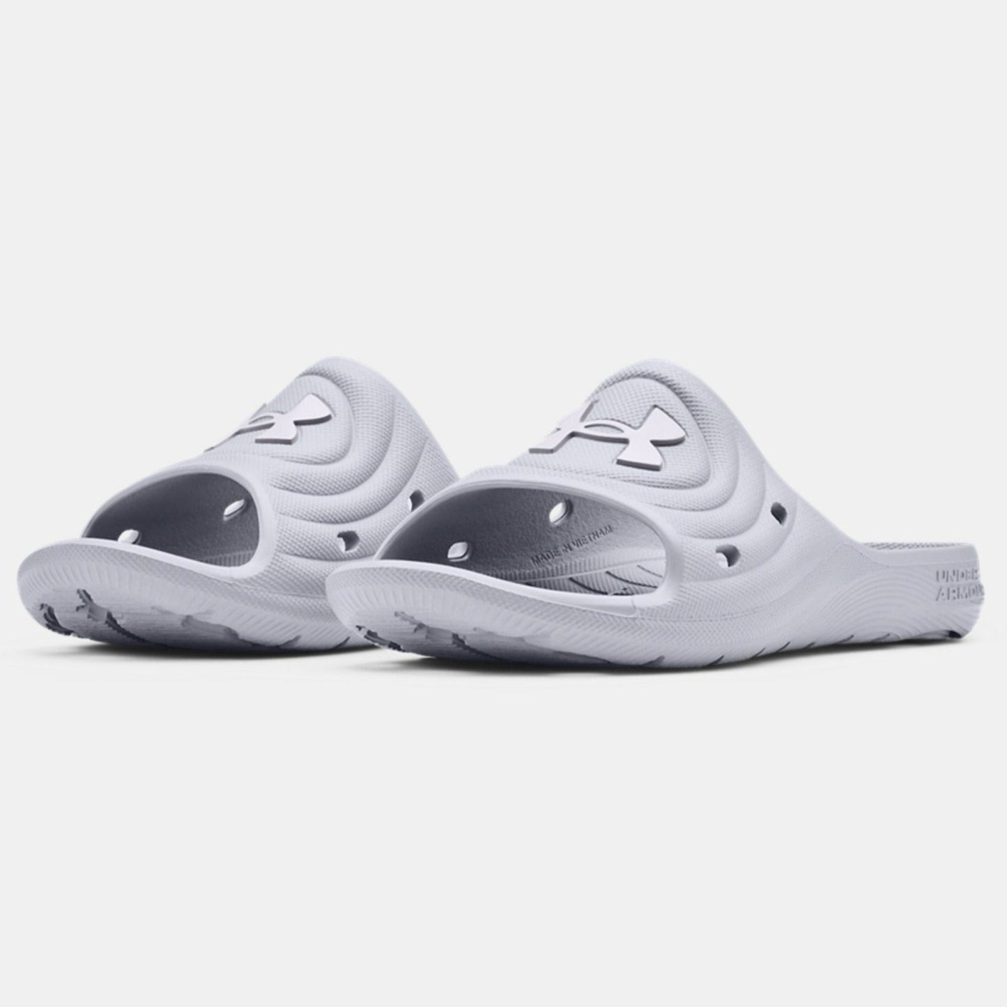 Under Armour Locker IV Slides - White Mens Footwear - Third Coast Soccer
