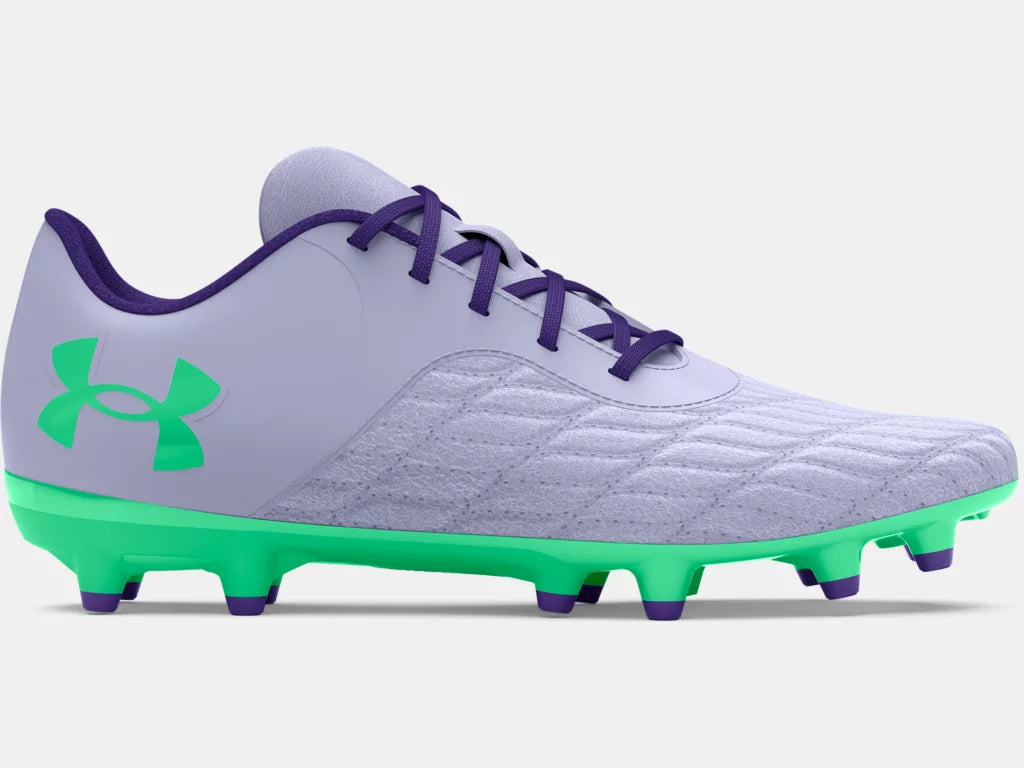 Under Armour Magnetico Select Jr 3.0 FG - Purple/Green/Violet Youth Footwear - Third Coast Soccer