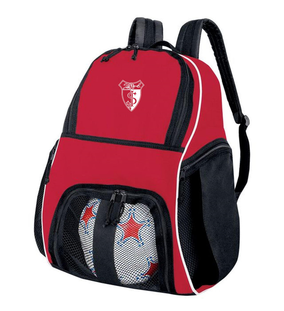 High Five SJA Backpack - Red St. Joesphs Academy Red - Third Coast Soccer