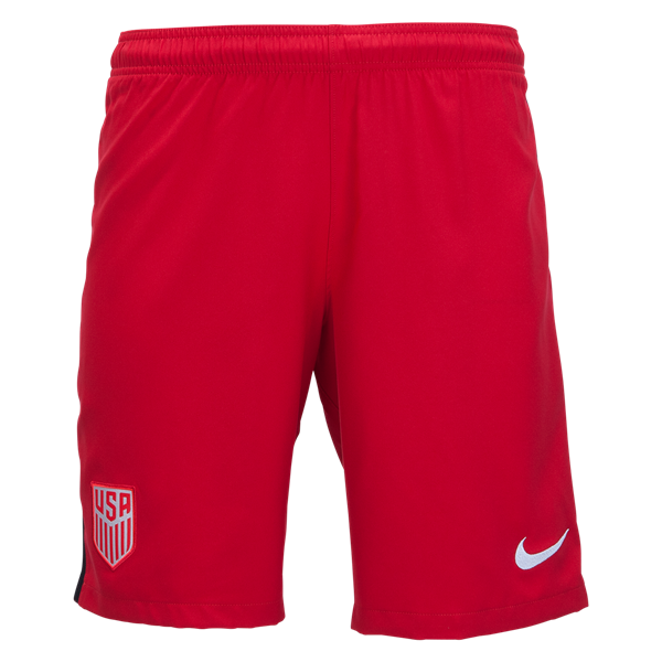 Nike USA Stadium Third Short 2017 International Replica Gym Red/Metallic Silver Mens Small - Third Coast Soccer
