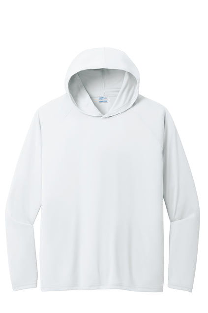 Port & Co™ Performance Pullover Hooded Tee T-Shirts White Mens Small - Third Coast Soccer