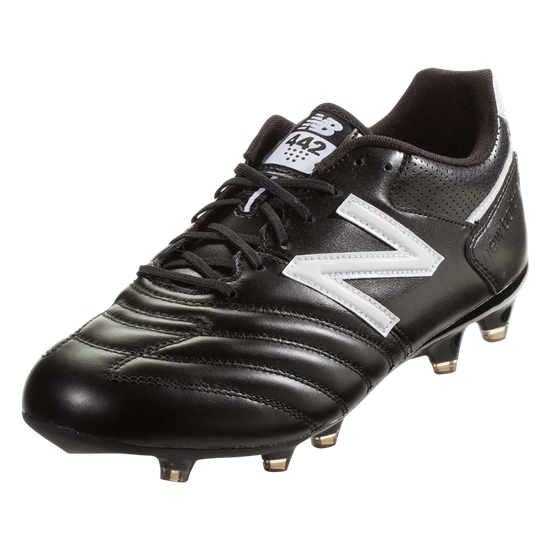 New Balance 442 Team Fg - Black/White Mens Firm Ground Mens 6.5 Black - Third Coast Soccer