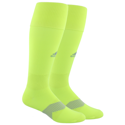 adidas Metro Iv Sock - Solar Yellow/Light Grey Socks Medium (5-8.5) Solar Yellow/Light Grey - Third Coast Soccer