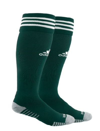 adidas Copa Zone Cushion Iv Sock - Collegiate Green/White Socks Small (1Y-4Y) Collegiate Green/White - Third Coast Soccer
