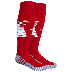 adidas SS Team Speed III Sock - Red Southern States Soccer Red Small (1Y-4Y) - Third Coast Soccer