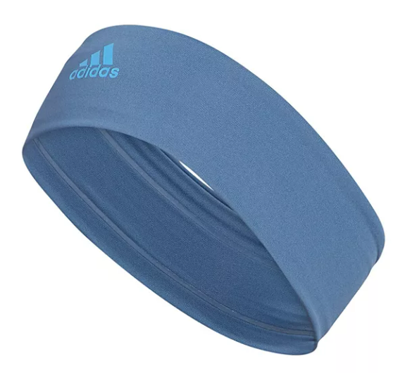 adidas Alphaskin 2.0 Headband - Wonder Steel Blue Player Accessories Wonder Steel Blue/Pulse Blue - Third Coast Soccer