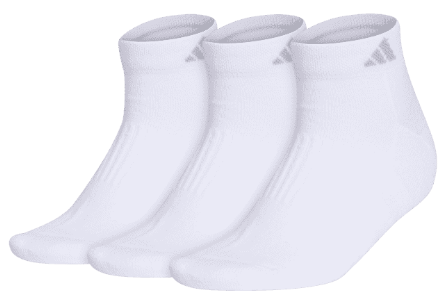 adidas Women's Cushioned 3.0 Low Cut Sock Socks - Third Coast Soccer