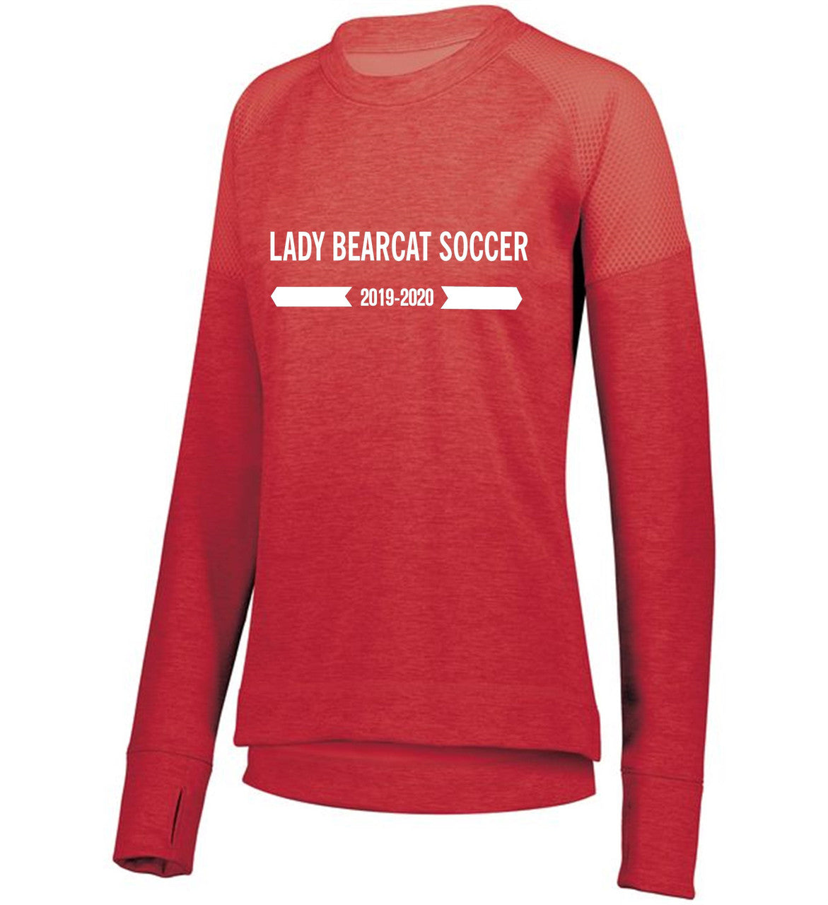 Holloway Women's Zoe Tonal Heather Pullover - Red Ruston HS Womens Extra Small Red - Third Coast Soccer
