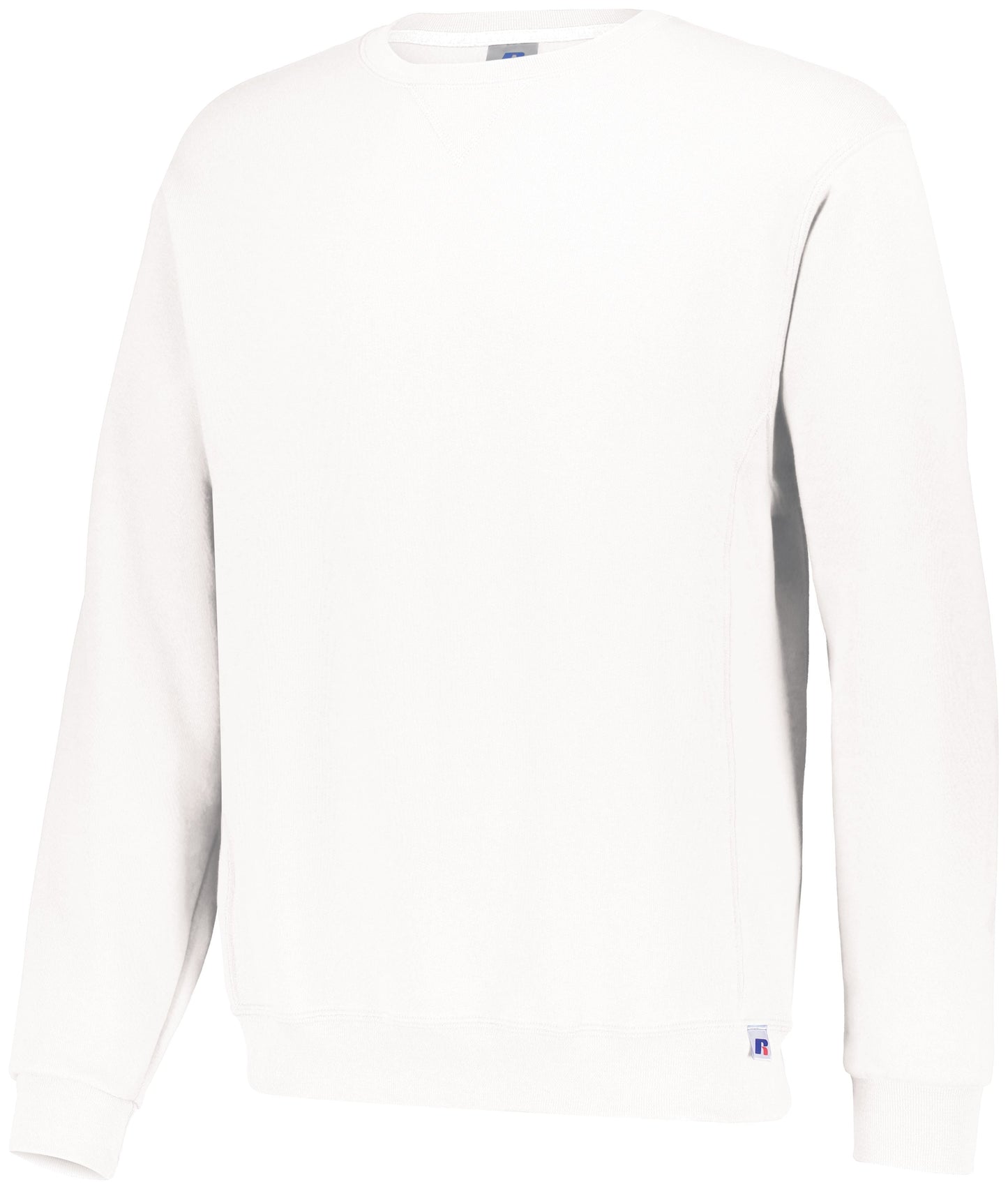 Russell Dri-Power® Fleece Crew Sweatshirt Training Wear White Mens Small - Third Coast Soccer