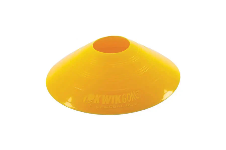 Kwikgoal Small Disc Cones - Yellow Coaching Accessories - Third Coast Soccer