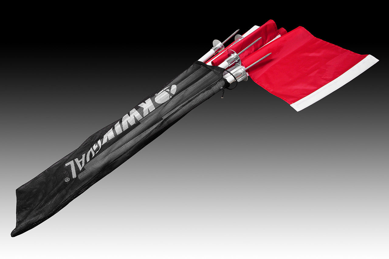 KwikGoal Official Corner Flags 2 Go Field Equipment Pack Of 4 - Third Coast Soccer