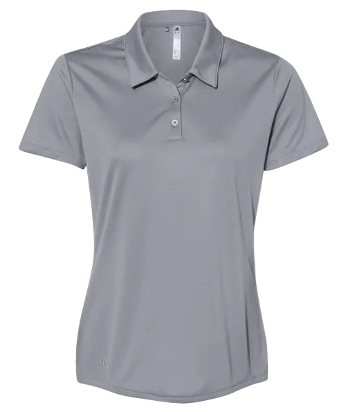 adidas Women's Performance Polo - Grey Polos - Third Coast Soccer