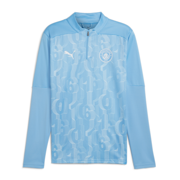 Puma Manchester City FC Pre-Match 1/4 Zip Top Club Replica Closeout - Third Coast Soccer