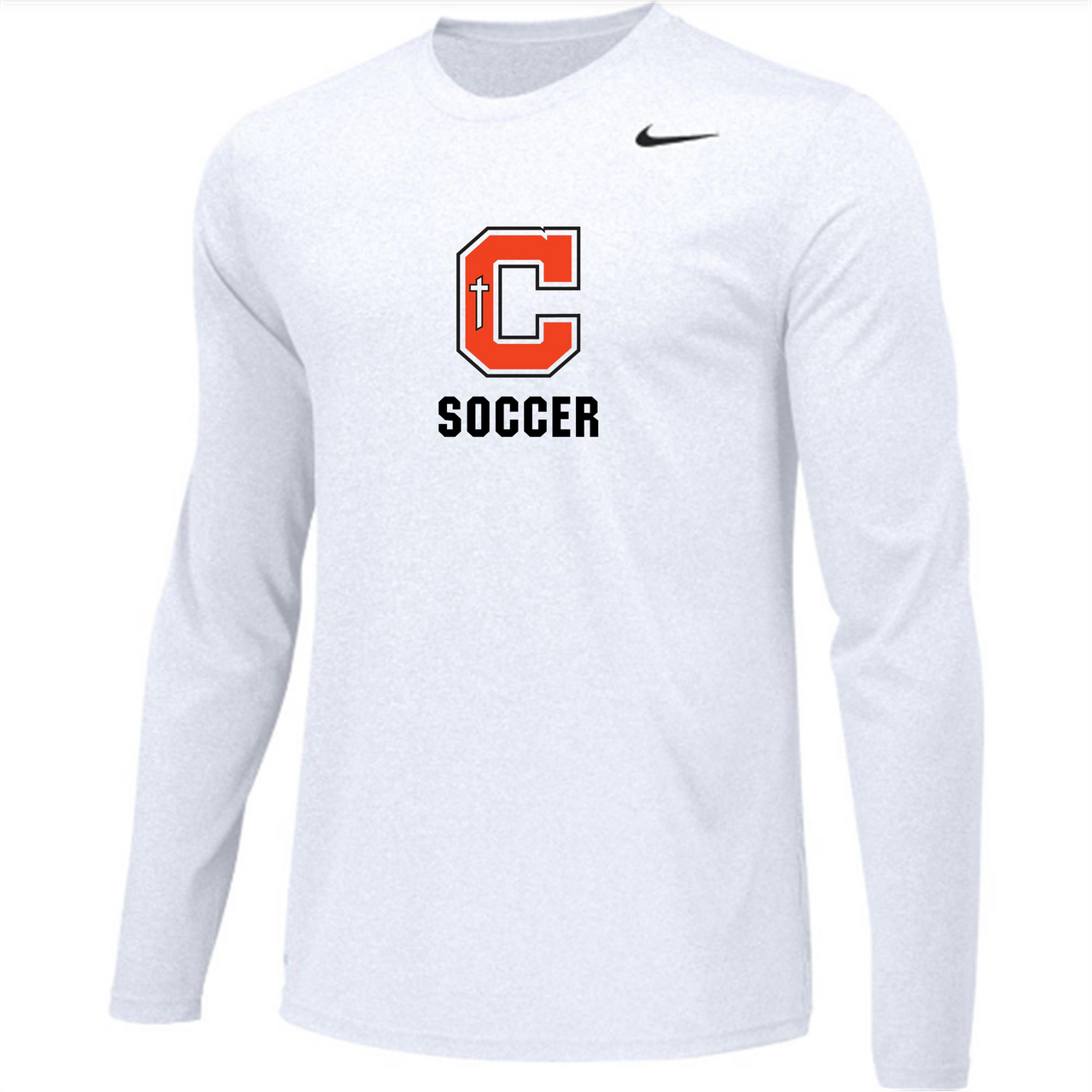 Nike Catholic BR Legend LS Top - White Catholic HS BR Mens Small - Third Coast Soccer