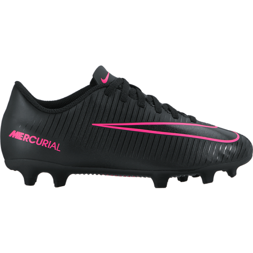 Nike Mercurial Vortex III Junior FG - Black/Black Youth Firm Ground Black/Black Youth 1 - Third Coast Soccer