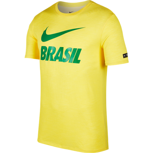 Nike Brazil Tee - Midwest Gold T-Shirts Midwest Gold Mens Small - Third Coast Soccer