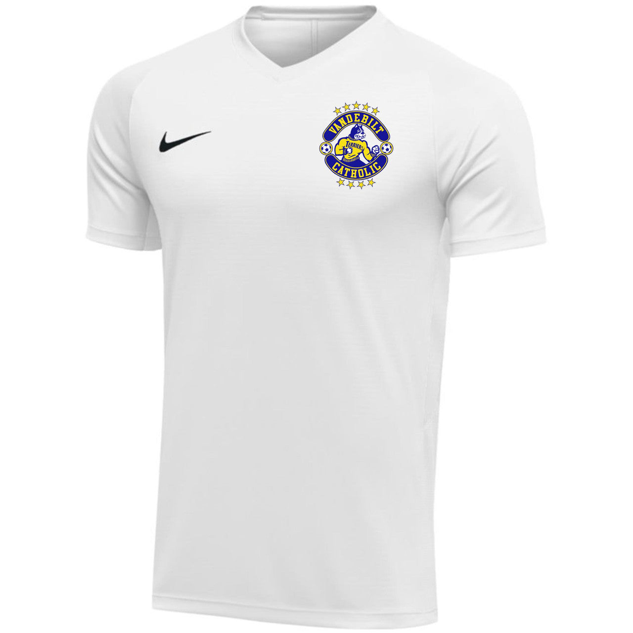 Nike VCHS Tiempo Premier Jersey - White Vandebilt Catholic Mens Small White - Third Coast Soccer