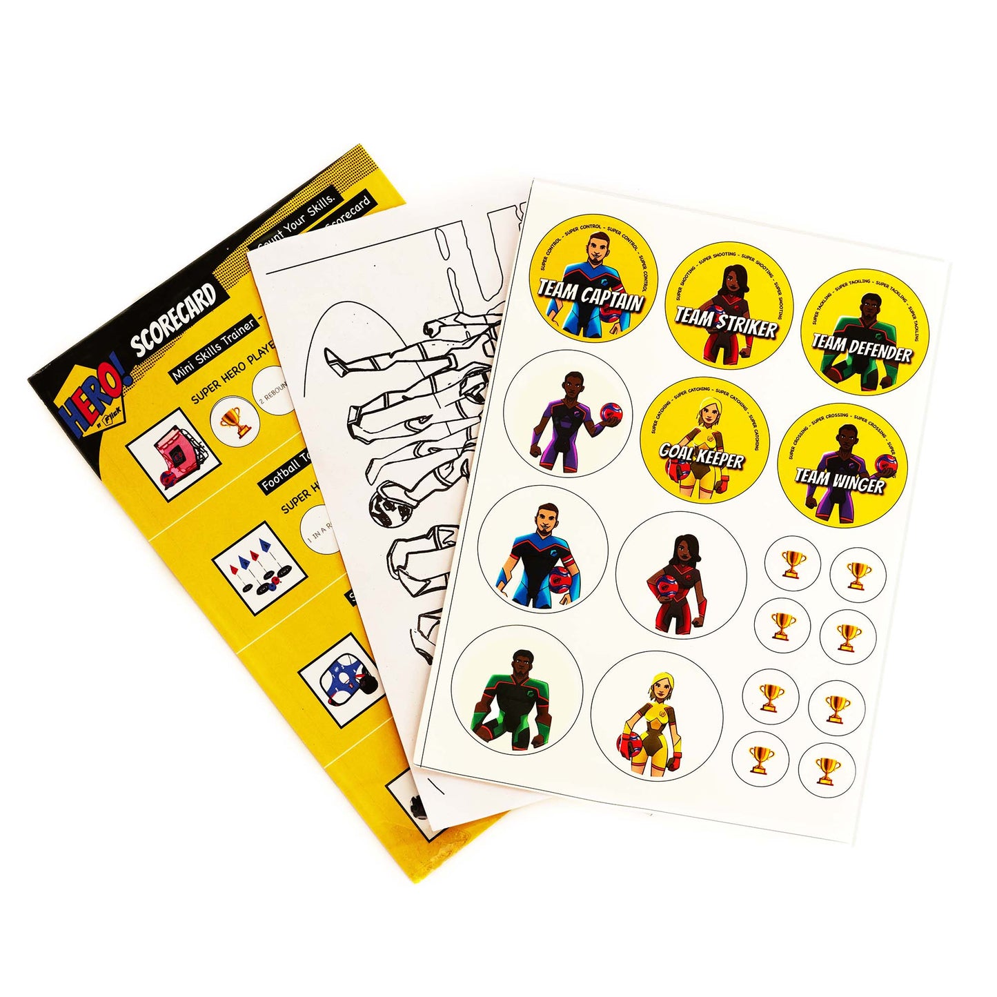 Football Flick Stickers Goal Pack Field Equipment - Third Coast Soccer