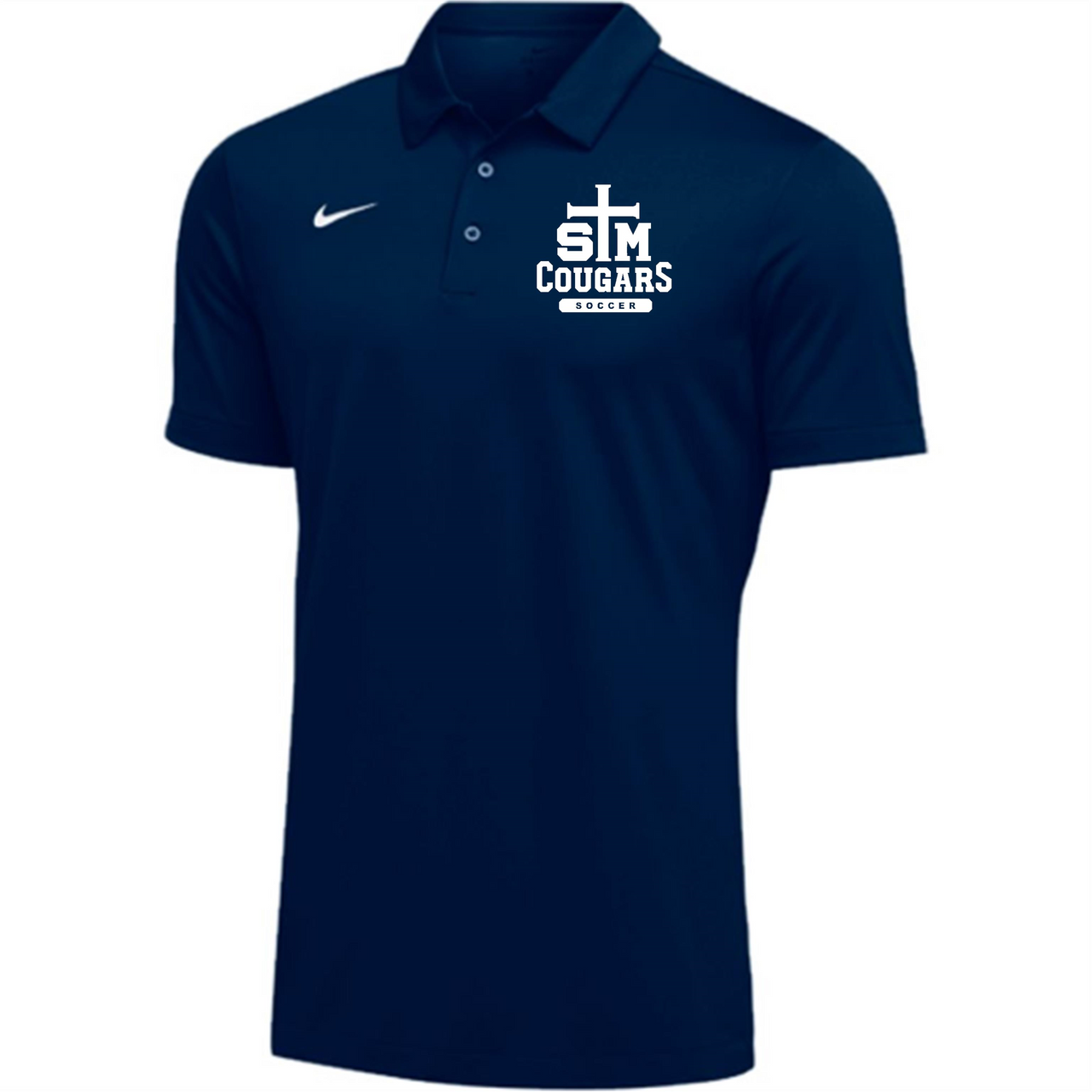 Nike STM SS Team Polo St. Thomas More Navy Mens Small - Third Coast Soccer