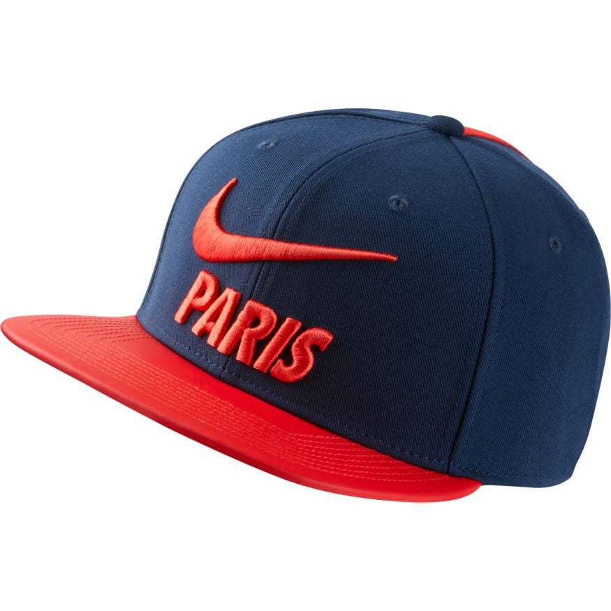 Nike Pro Paris St. Germain Hat - Midnight Navy/Challenge Red Hats Midnight Navy/Challenge Red - Third Coast Soccer